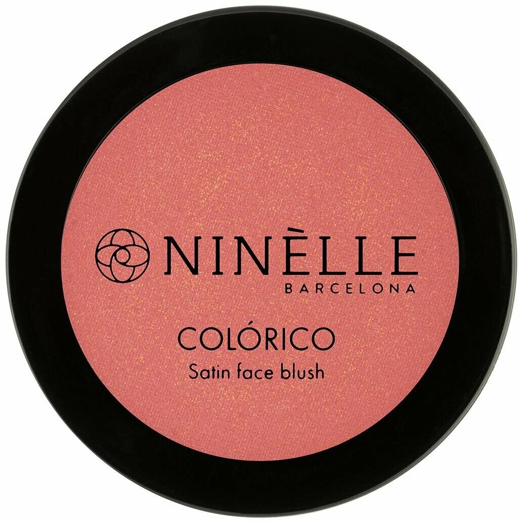 Ninelle Румяна для лица сатиновые Colorico, тон 407 золотисто-розовый