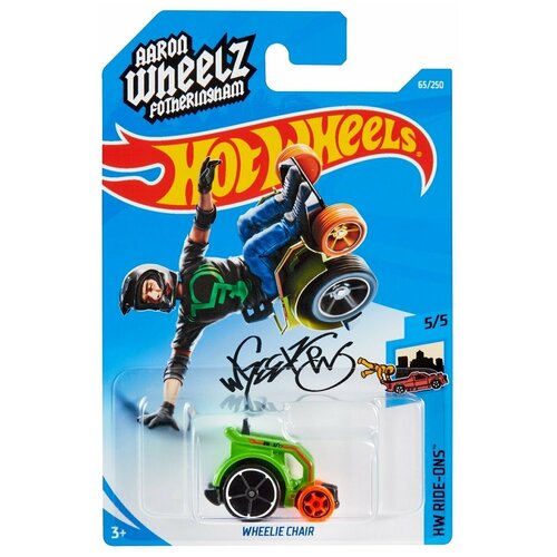 hot wheels машинка базовой коллекции head atarter c4982 ghd45 Hot Wheels Машинка базовой коллекции WHEELIE CHAIR C4982/HCV38