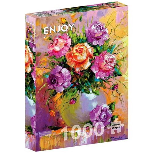 Пазл Enjoy 1000 деталей: Букет роз пазл enjoy 1000 деталей букет летних цветов
