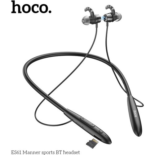 Беспроводные наушники HOCO ES61 Bluetooth Manner sports черные 900₽