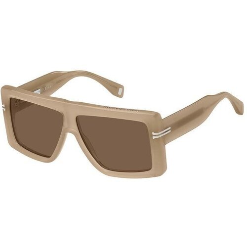 Солнцезащитные очки MARC JACOBS, кошачий глаз, оправа: пластик, для женщин, золотой