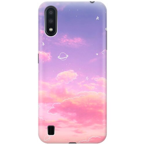 RE: PA Накладка Transparent для Samsung Galaxy A01 с принтом Розовое небо и космос re pa накладка transparent для samsung galaxy a8 2018 с принтом розовое небо и космос