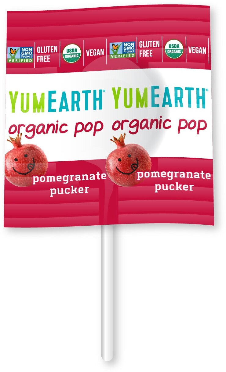 Органические леденцы на палочке YumEarth Organic Fruit Pops, Ассорти, 8 фруктовых вкусов, 100 леденцов - фотография № 9