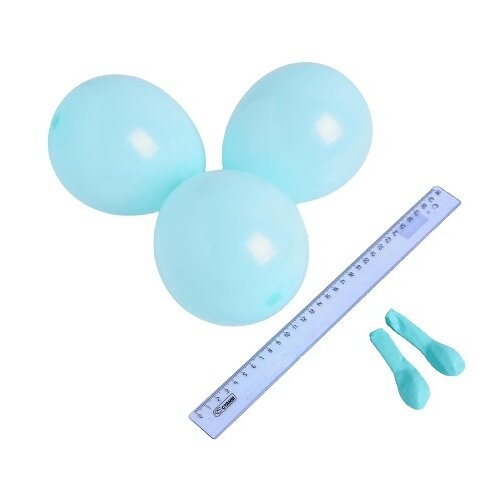 фото Шар латексный 5" "макарун", набор 100 шт, цвет бирюзовый 4986441 leti