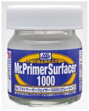 Грунтовка серая для сборных моделей SF-287, Mr Primer Surfacer 1000, 40 мл, MR.HOBBY (Япония)