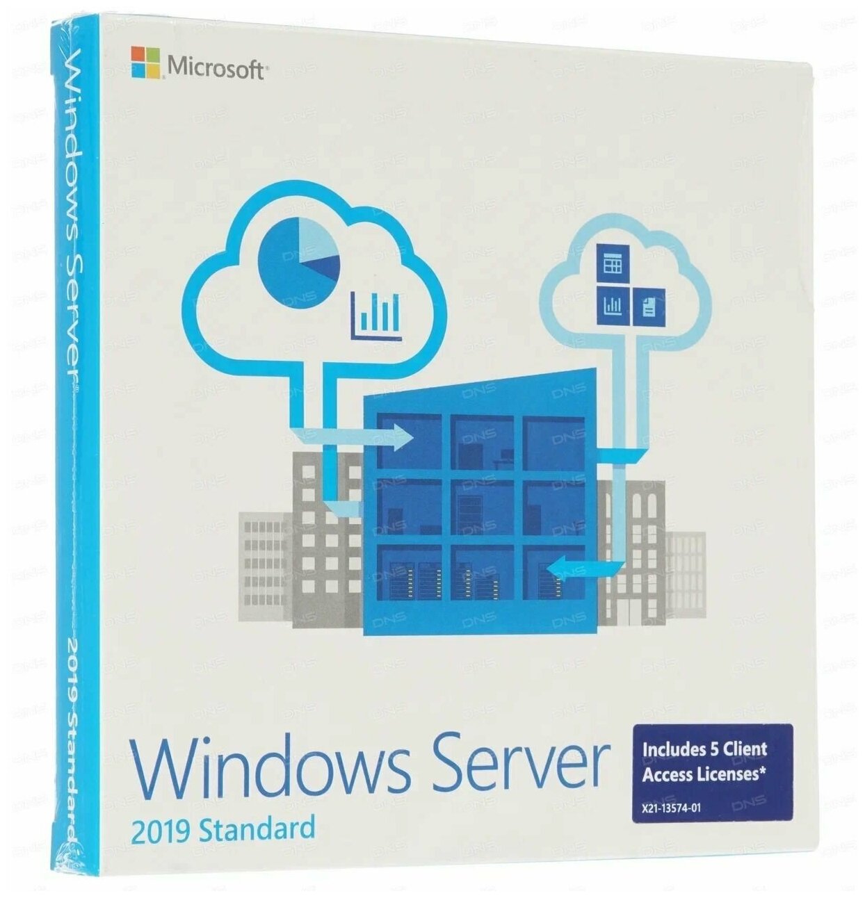 Операционная система Microsoft Windows Server 2019 Std 5 Clt 64 bit Eng BOX (P73-07680)