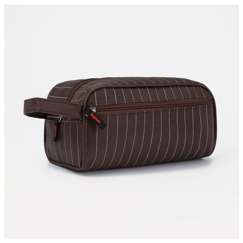 фото Косметичка no name на молнии, 11х12х26 см, ручки для переноски, черный нет бренда