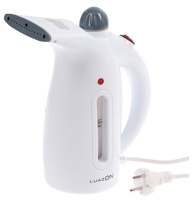 Luazon Home Отпариватель Luazon LO-13, ручной, 350 мл, 2 режима работы 400/800 Вт, 220 В, белый