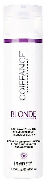 COIFFANCE PROFESSIONEL Blonde Шампунь для светлых, обесцвеченных и седых волос 250 мл