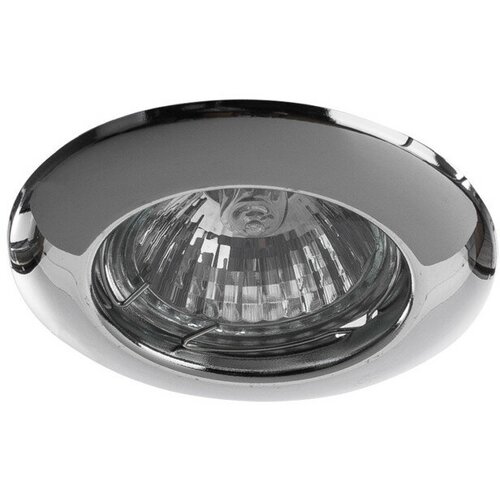 Светильник встраиваемый arte lamp praktisch 1x50вт gu10 металл хром 699₽