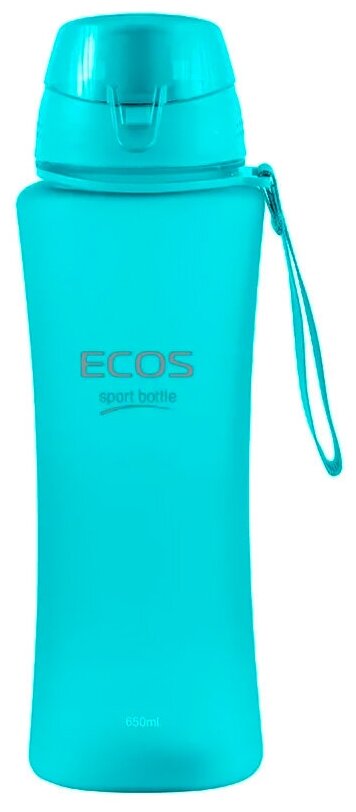 Бутылка для воды 650 мл ECOS SK5015 бирюзовая