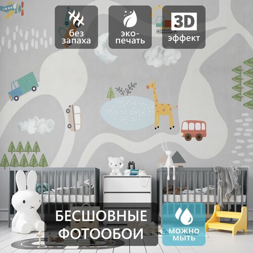 Бесшовные фотообои и фрески 