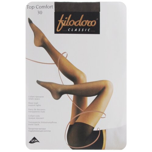 Колготки  Filodoro Classic Top Comfort, 30 den, размер 1-2, серый