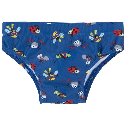 фото Плавки chicco, размер 092, принт жуки (синий)