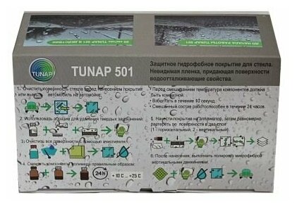 Антидождь Windshield Aqua-Defense Premium Kit TUNAP 501