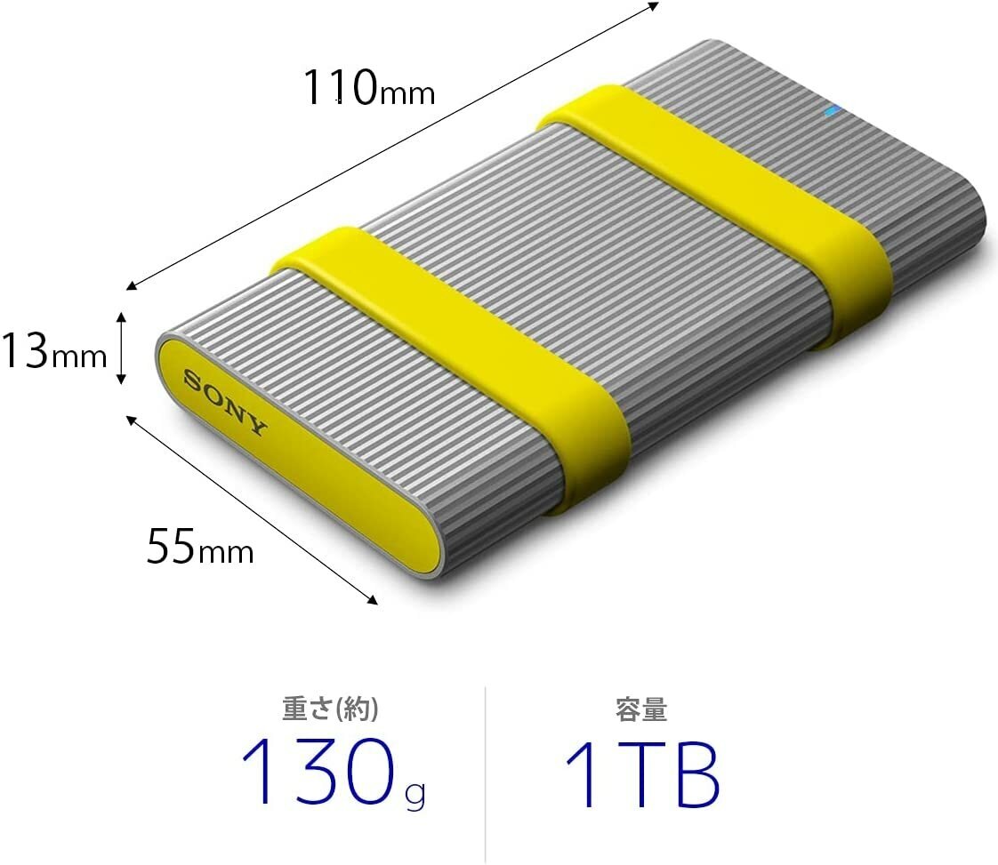 2 Тб Внешний SSD Sony Fast and Tough 2 TB 1 GB/s SL-M2 USB 32 gen 2 IP67