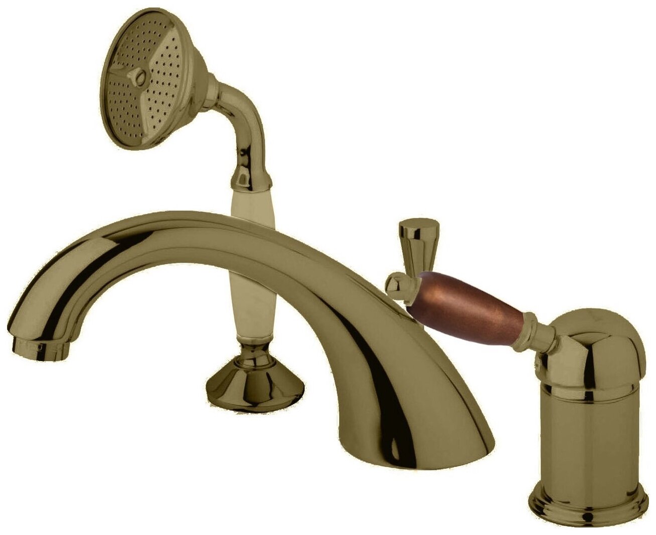 Смеситель на борт ванны Cezares ELITE BVDM 02 Nc