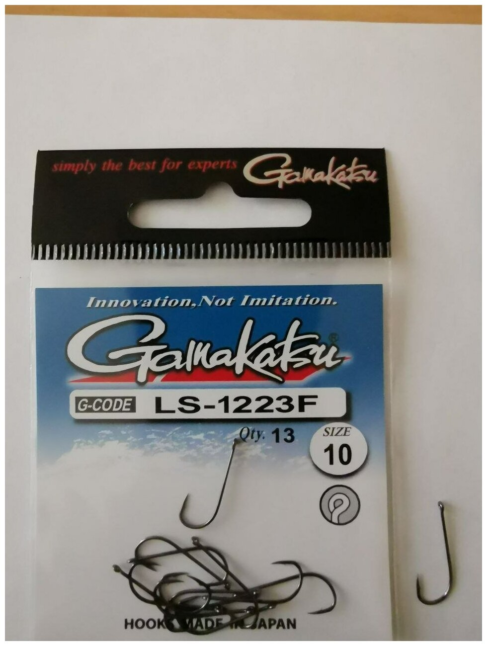 Крючок Gamakatsu Hook LS-1223F №10 13шт