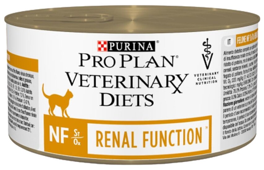 Purina Pro Plan Veterinary Diets NF St/Ox Renal Function влажный корм для взрослых кошек при заболеваниях почек 195грх3