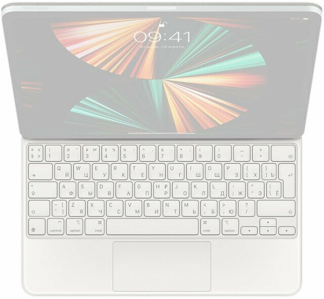 Клавиатура для APPLE iPad Pro 12.9 (5th gen.) Magic Keyboard (Английская раскладка) White MJQL3