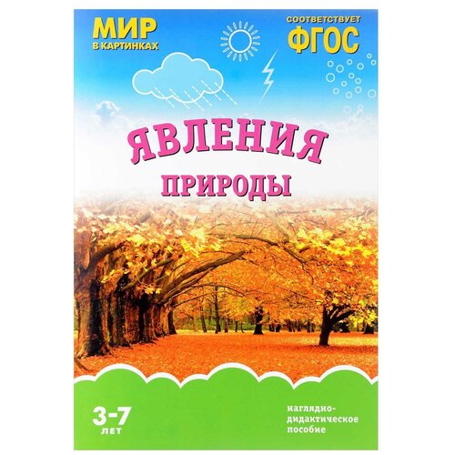 Книга Мозаика-Синтез ФГОС Мир в картинках. Явления природы, 29.5х20.5 см