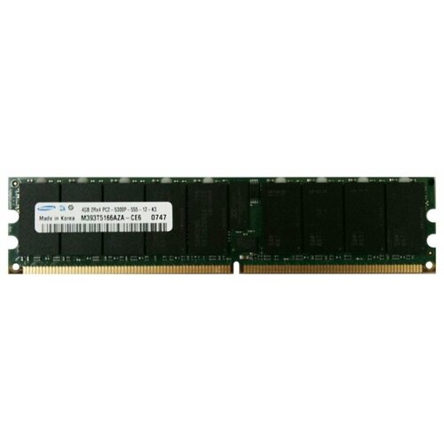 Оперативная память Samsung DDR2 667 МГц DIMM M393T5166AZA-CE6 оперативная память samsung ddr2 667 мгц dimm m391t5663az3 ce6