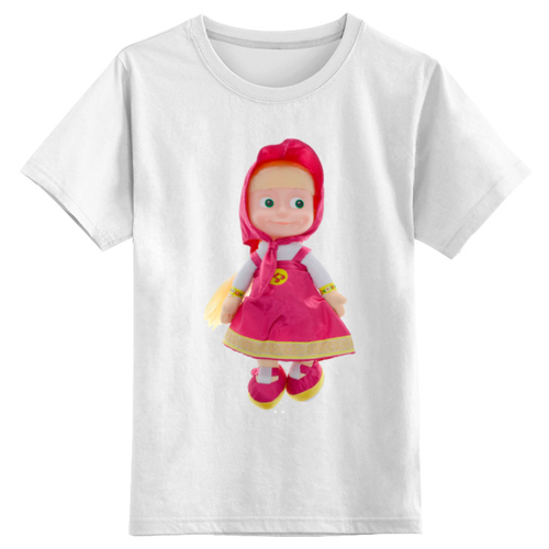 фото Футболка printio, размер 5xs, белый