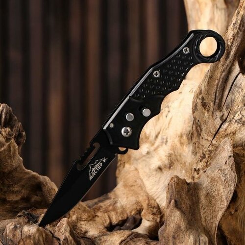 Нож складной Пиранья 16см, клинок 65мм/1мм полуавтоматический складной нож fire spark black