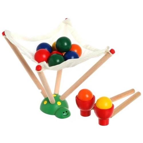 Развивающая игрушка Сима-ленд Вылови шарик, 6958439, разноцветный