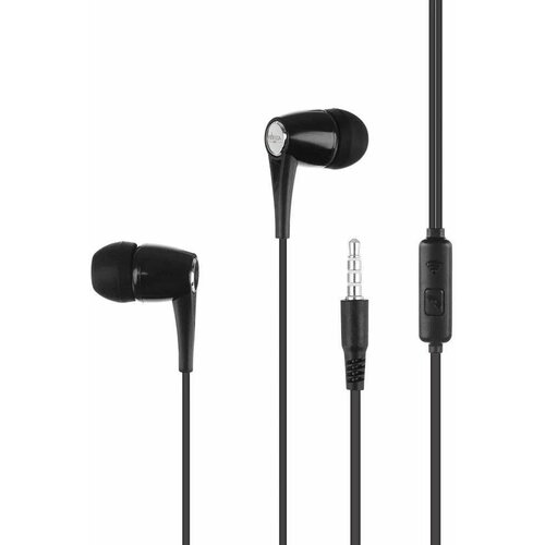 Наушники вакуумные с микрофоном проводные FORZA PLUS кабель 115см 35 jack 1 шт 37900₽