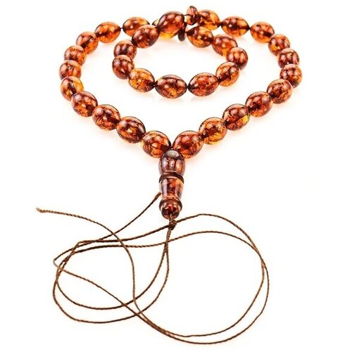 фото Браслет-нить, янтарь, 10 шт., размер 39 см, размер one size amberhandmade