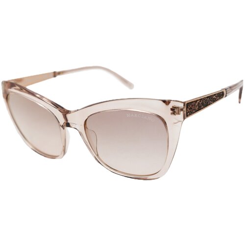 фото Солнцезащитные очки marciano guess, кошачий глаз, для женщин, розовый