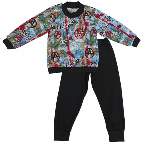 Пижама Папитто, брюки, размер 110, мультиколор