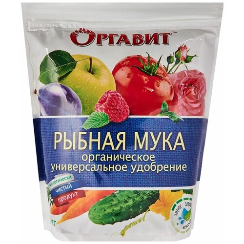 Удобрение органическое Оргавит Рыбная мука, 1 кг