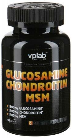 Комплекс Для Суставов И Связок Glucosamine Chondroitin Msm 90 Таблеток VPLAB - фото №14