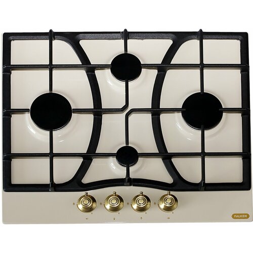 Газовая варочная поверхность FALKEN HG-612-1 RETRO BEIGE 1707100₽