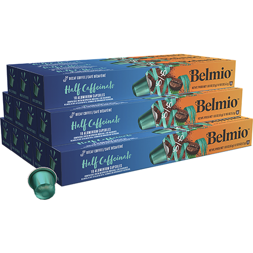 Набор капсул Belmio Half Caffeinato 12 упаковок