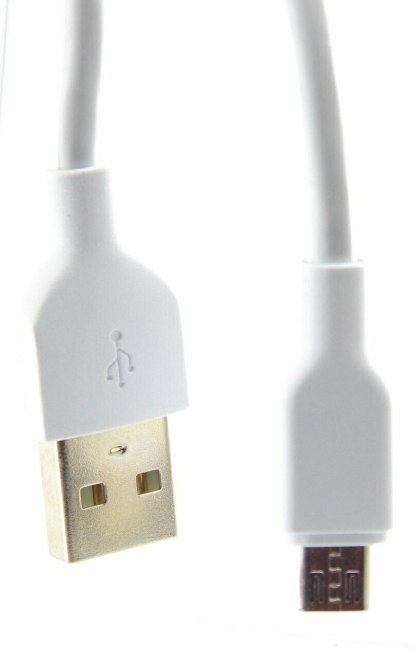 Кабель micro USB Белый, тех. пак. 2.4A