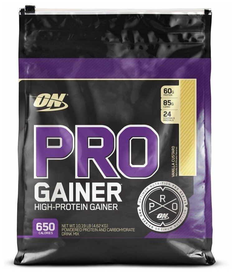 Optimum Nutrition Pro Gainer 4620  Vanilla Custard