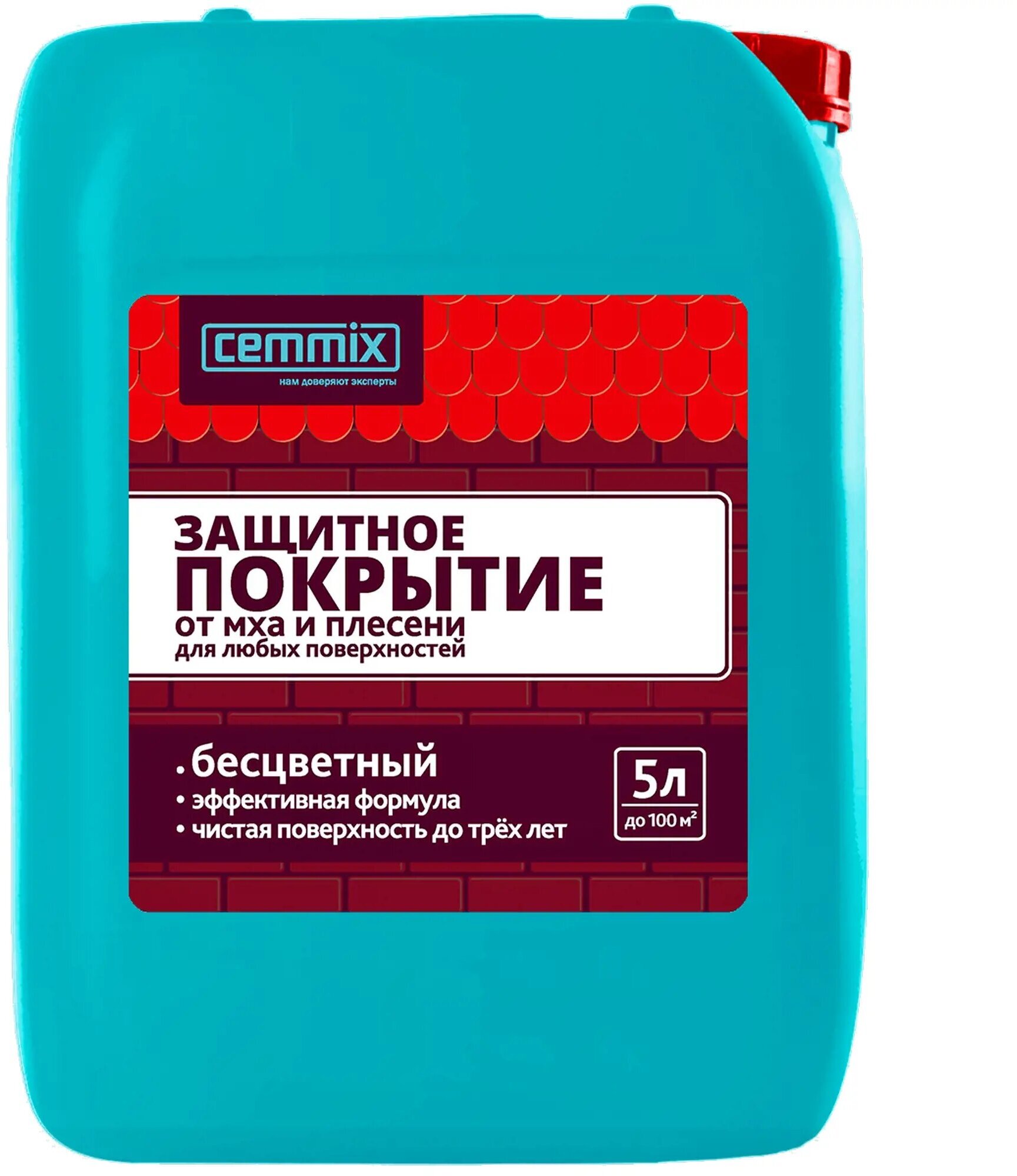 Защитное покрытие от мха и плесени Cemmix Universal Cleaner, 5 л - фотография № 1