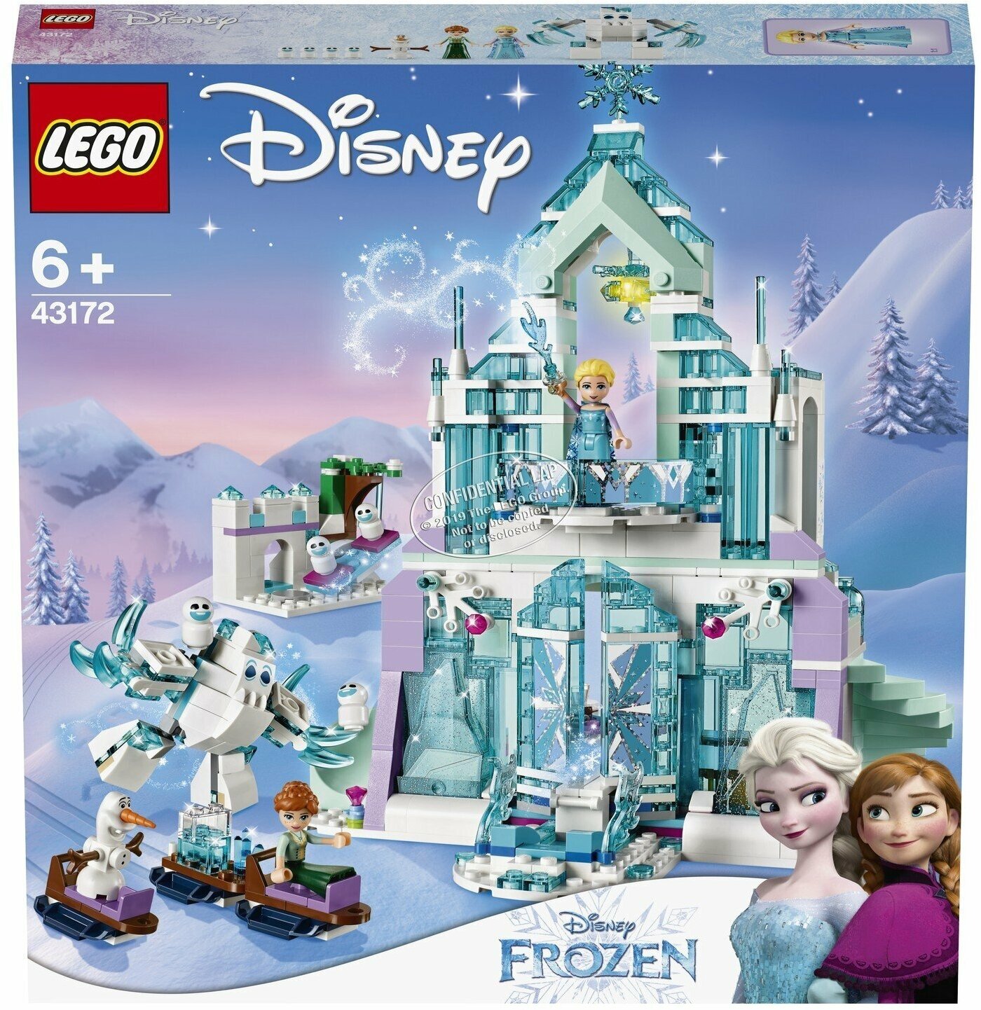 Конструктор LEGO Disney Frozen Волшебный ледяной замок Эльзы 43172