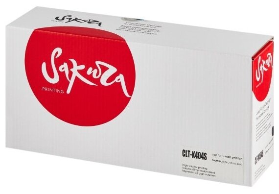 Картридж Sakura Printing Sakura CLTK404S для Samsung SL-C430/SL-C480, черный, 1500 к.