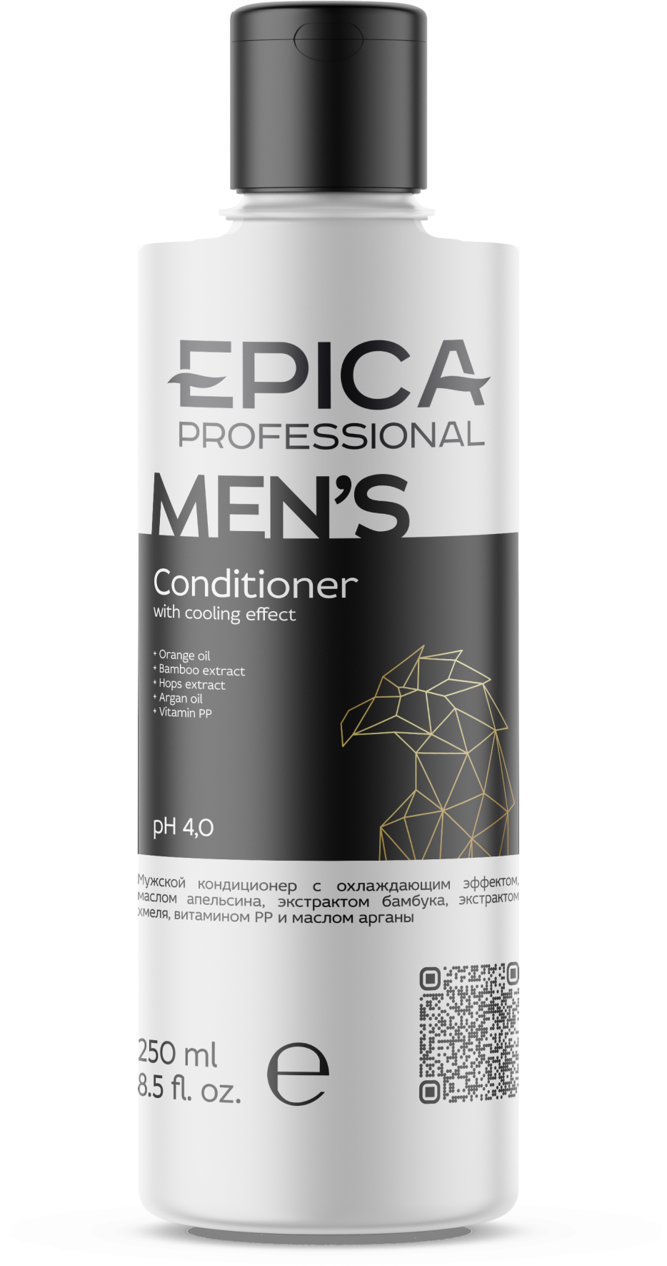 EPICA Professional Men's Мужской кондиционер с охлаждающим эффектом, 250 мл