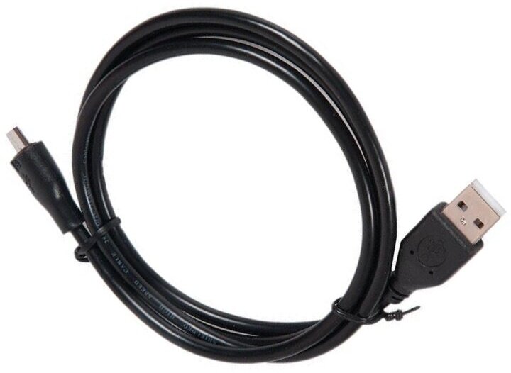 Cable / Кабель USB 2.0 Pro Gembird/Cablexpert CCP-mUSB2-AMBM-1M, AM/microBM 5P, 1м, экран, черный, пакет