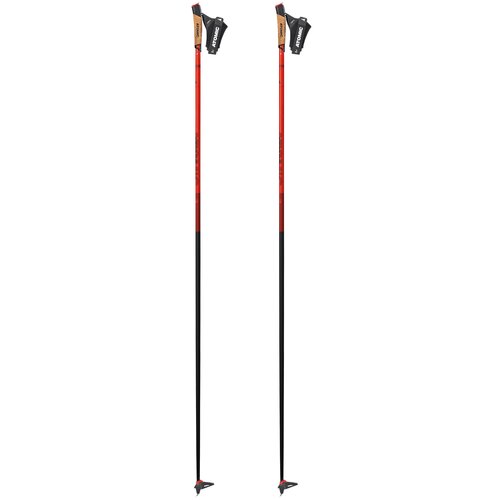 Лыжные палки ATOMIC Redster Carbon QRS, 160 см, красный/черный