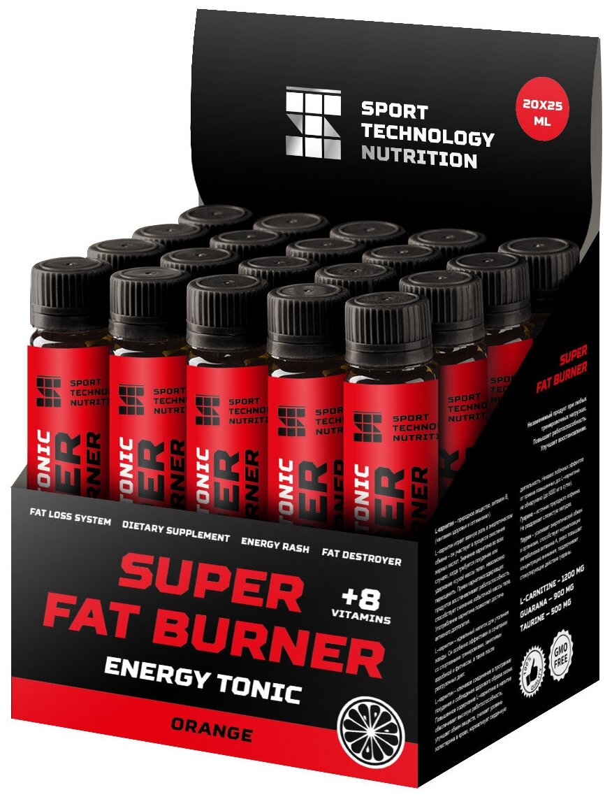 Спортивные технологии Super Fat Burner 25 мл 20 амп (Спортивные технологии) Апельсин