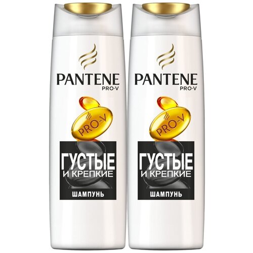 Pantene Pro-V Шампунь Густые и Крепкие питание и восстановление, комплект: 2 упаковки