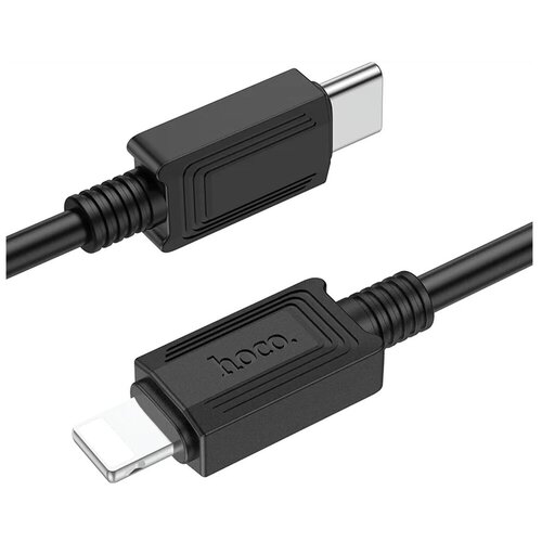 Аксессуар Hoco X73 Lightning 1m Black 6931474767264 кабель type c на lightning “x21 plus” pd зарядка передача данных