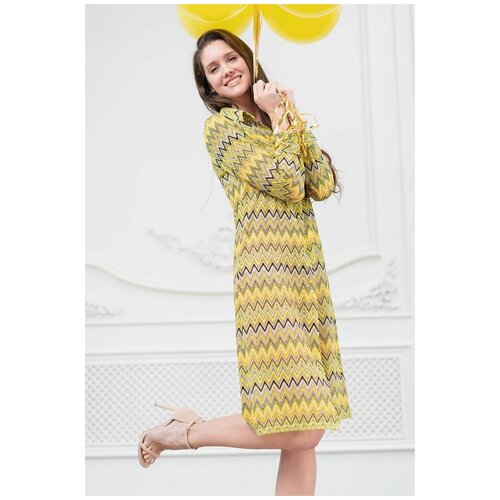 фото Пляжная рубашка mia-amore, размер xl, желтый