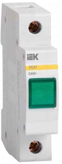 Сигнальная лампа Iek ЛС-47 DIN 1P зеленый, MLS10-230-K06